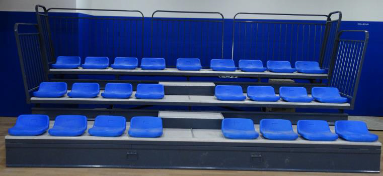 Indoor sports hall at Oberoi International School — full hall